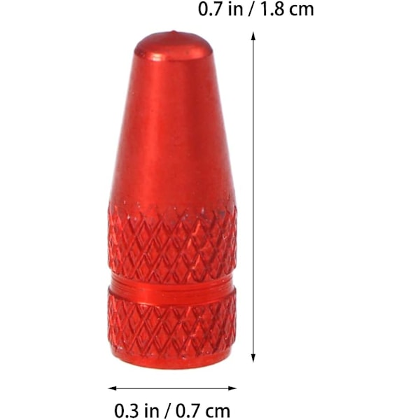 6 st aluminiumlegering franska cykelventilhattar