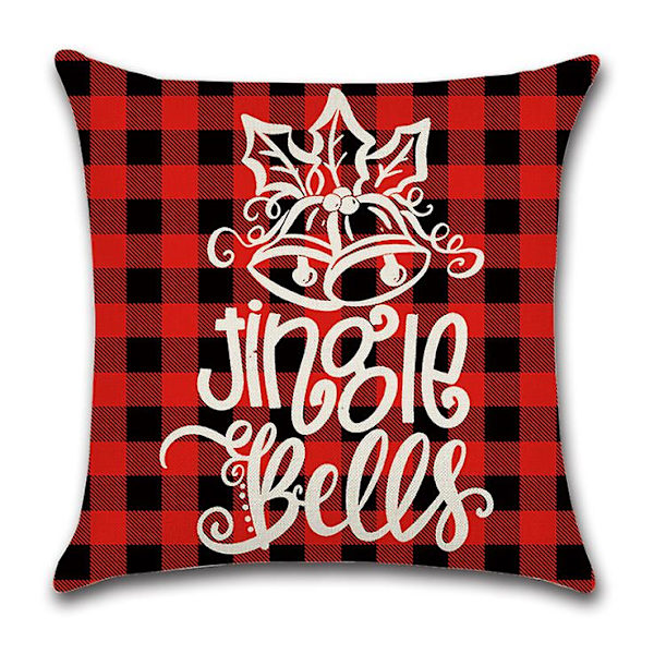 Chcristmas Dekoration Jul Kuddfodral Cover Soffa Kuddar