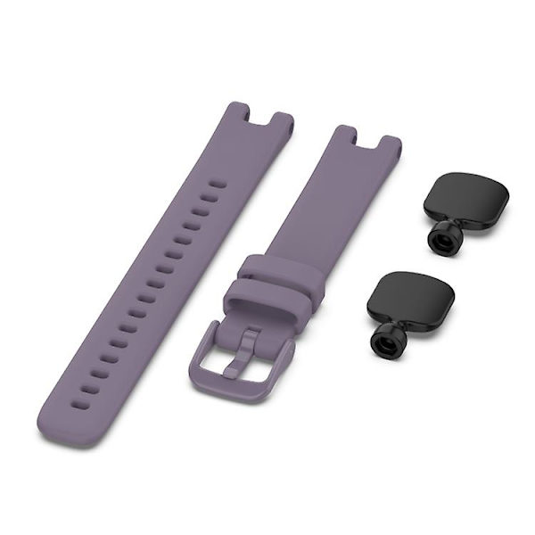Til Garmin Lily Silikone urrem med afmonteringsværktøj Purple