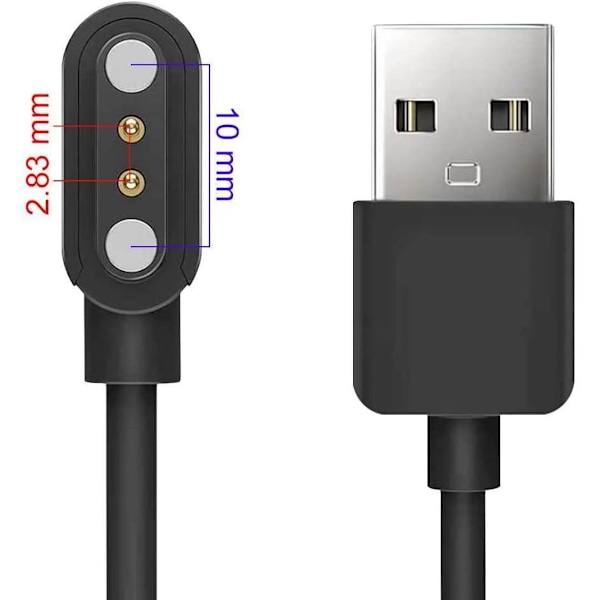 Lader for Xiaomi Haylou Ls01/Ls02 Magnetisk bæreledning