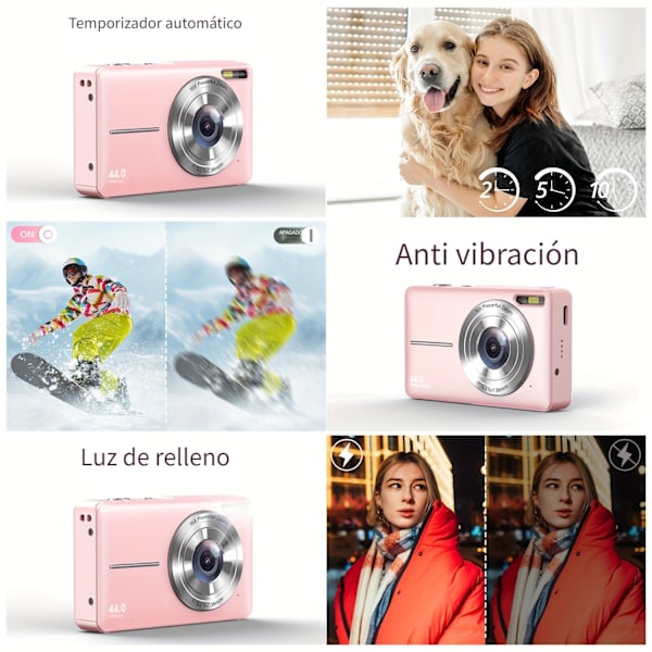 Digitaalinen kamera Hd Video Blog Dc430 Musta
