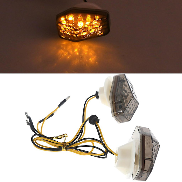 Motorcykel LED Flush Mount Blinklys Indikator Blinklys til Suz