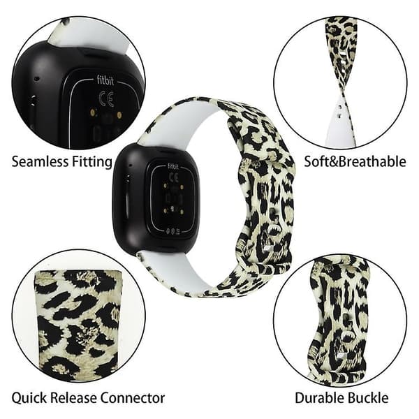 Til Fitbit Versa 3 Printing Watch Band C