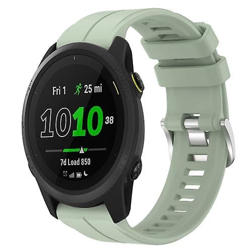 För Garmin Forerunner 745 22mm silikon watch Peppermint Green