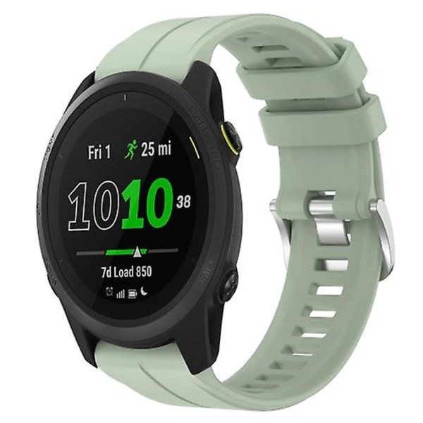 Til Garmin Forerunner 745 22mm silikone sportsurrem Peppermint Green