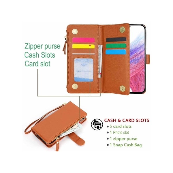 Samsung Galaxy A52 Etui Brun