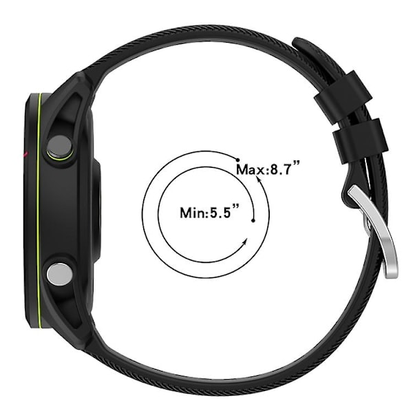 För Garmin Approach S40 20mm enfärgad mjukt watch Red