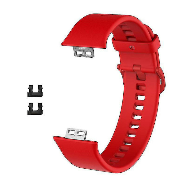 Silikonarmband för Huawei Watch Fit Red