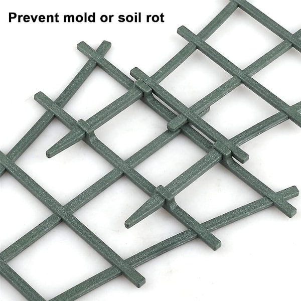 Krukspaljé, spaljé för inomhusväxter, miniplantspaljé Gör-det-själv Trädgårdsväxtstöd, överlagrat, klättring Spaljé blomstöd för krukklättring 4pcs