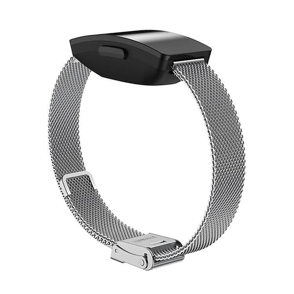 Fitbit Ace 3 / Inspire 2 Double Insurance Buckle Milanese watch Silver