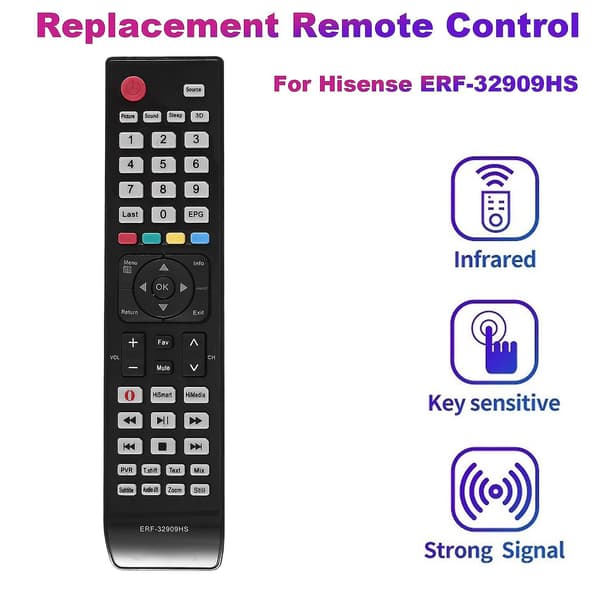 Fjernbetjening til Erf-32909hs TV
