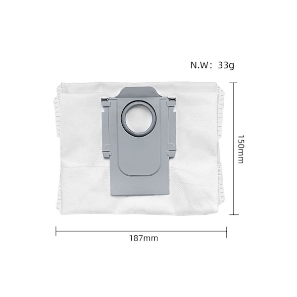 Roborock G10S/G10S Pro/T8/Q7 Vit Dammsäck