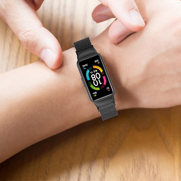Magnetisk løkkerem til Huawei Band 6/6 Pro Huawei Band6 Smartwatch Correa Metal Rustfrit stål Armbånd Honor Band 6 Rem gold For Honor Band 6