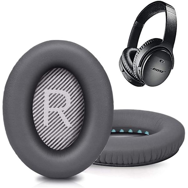 Ørepuder Udskiftning af puder til Bose Quietcomfort 35 / Qc35 Ii Dark Gray