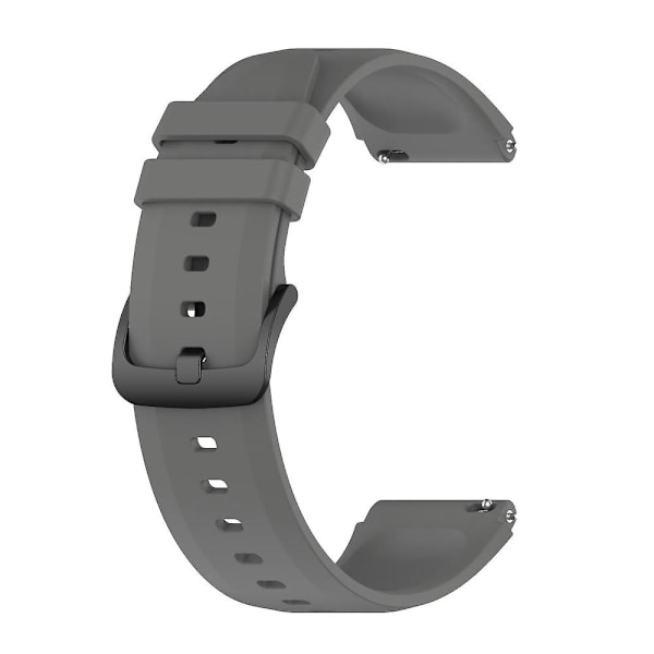 Silikonrem for Xiaomi Watch S1 - 22mm Dark Grey