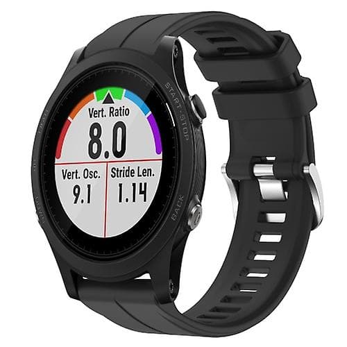 För Garmin Forerunner 935 22mm silikon watch Black