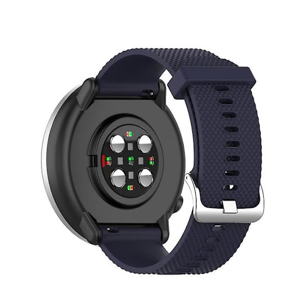 Til Polar Ignite Fashion Textured Silicone Replacement Watch Band Midnight Blue