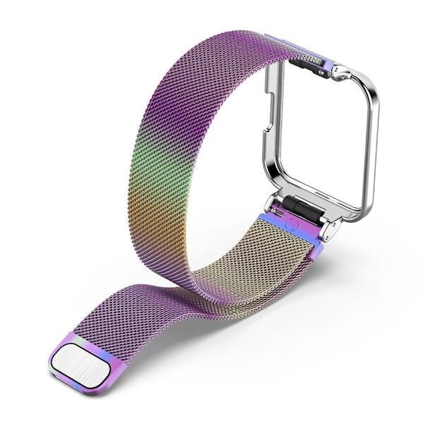 Metallista valmistettu ranneke ja kellokehys Xiaomi Redmi Watch 2 Lite -älykelloon Colorful