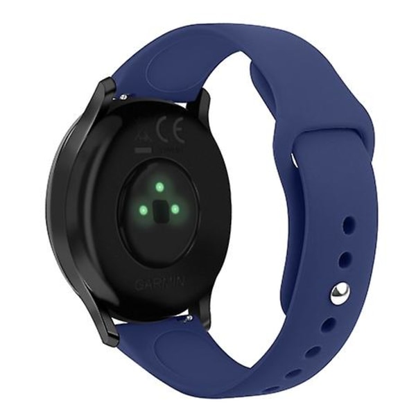 Garmin Vivoactive 3 / Vivomove Hr Solid Color Reverse Solki watch Navy Blue