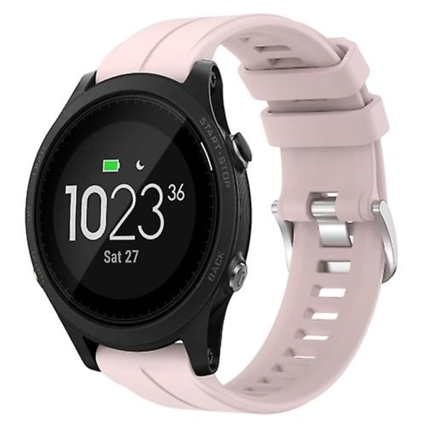 For Garmin Forerunner 935 22mm Solid Farge Silikon Klokkereim YYU Pink