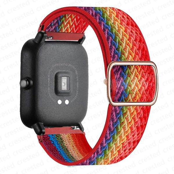 20mm/22mm band för Amazfit Gts 4//2/2e/3/gts2 Mini/gtr 4/3/ pro/gtr2/47mm/stratos Nylon Elastiskt watch Amazfit bipsband Pride Edition 22mm