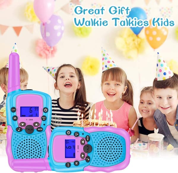 Walkie Talkies Radioer for Gutter og Jenter Blå/Rosa