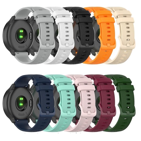 Garminforerunner 245 Music Small Lattice Silicone Watch White