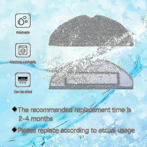 10 kpl moppilevyä Xiaomi Roborock S7 T7s T7 Plus -mikrokuitulevylle