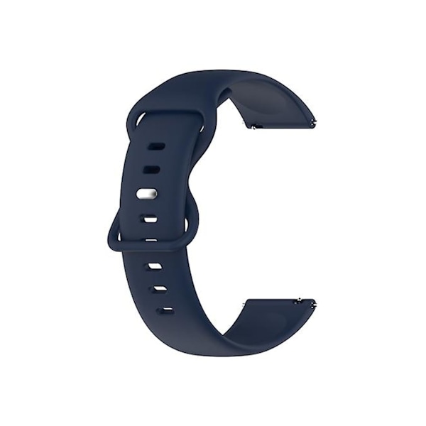 Rem til Garmin Forerunner 158 20Mm Navy Blå Solid Color Silikone Urrem