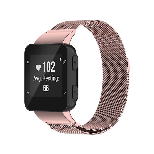Til Garmin Forerunner 35 / 30 Milanese urbånd Rose Pink
