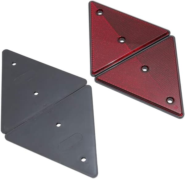 Reflekterande Triangelreflektorer (4-pack) för Grindsstolpar