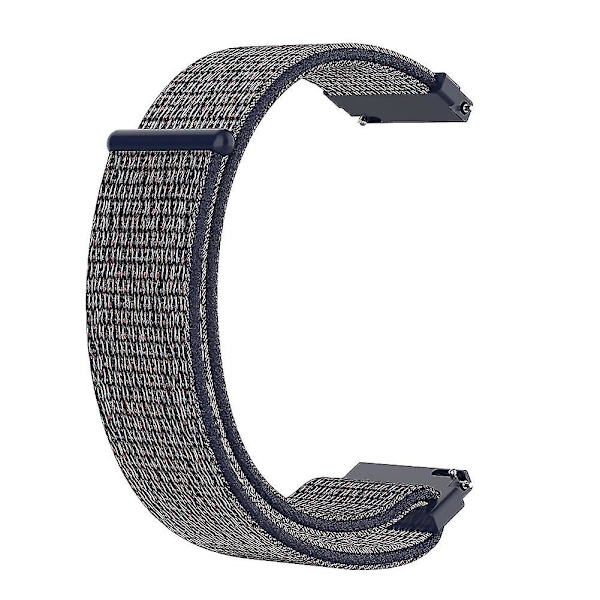 Watch för 18 mm nylon klocka med andningsförmåga för F-ossil Gen 4 Navy Blue