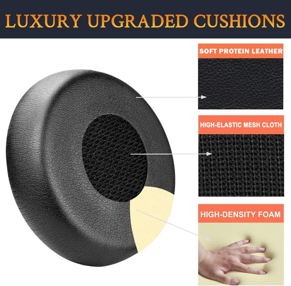 Øreputer for Jabra Evolve 75 75UC 75MS Memory foam øreputer