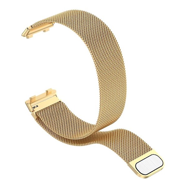 För Oppo Watch 2 46mm Milan Metal Watch Band Gold
