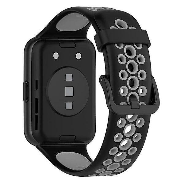Huawei Watch Fit 2/Watch Fit 2 Active -kaksivärinen silikoniranneke Style E