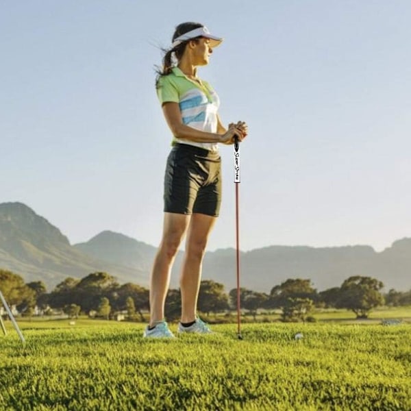 Golf-putterin kahva, jossa on kahvan työntötangon kahva - Super Stroke -tyylinen