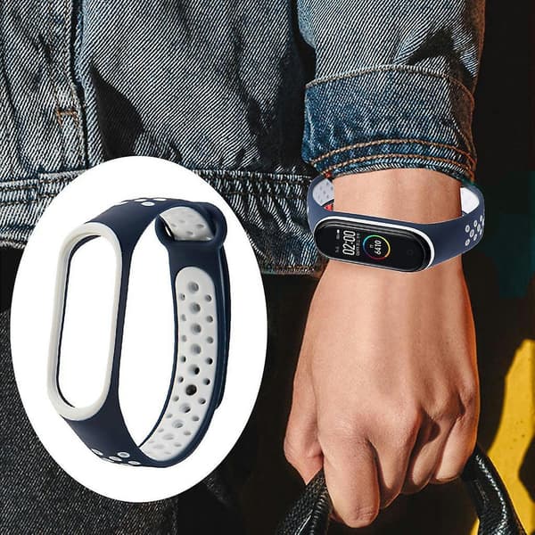 Fargerik rem til Mi Xiaomi 3 / 4 armbånd Smartwatch P