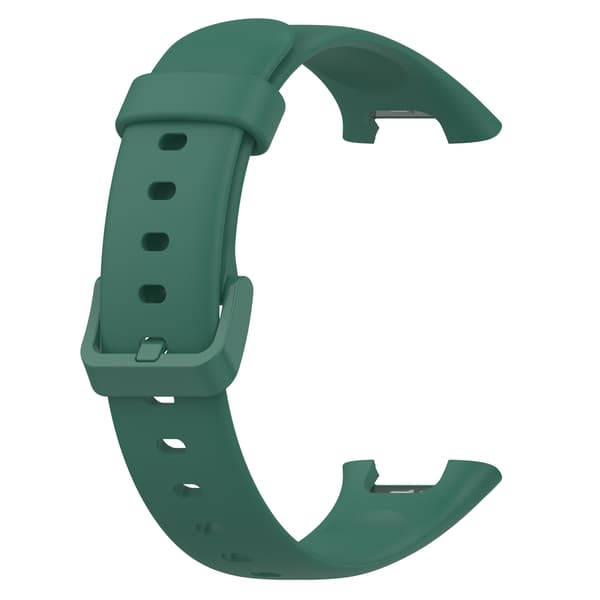Stropp for Xiaomi Band 7 Pro Solid farge silikonstropp (Mørkegrønn)