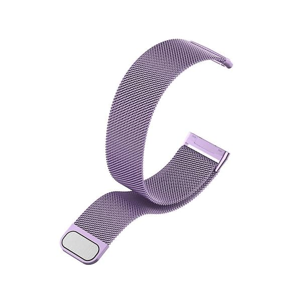 För Fitbit Versa 3 / Fitbit Magnetic Milano Watch Band Light Purple