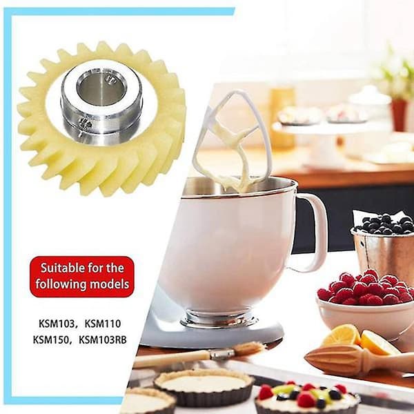 Mixer Worm Drive Gear Til Kitchenaid Stand & 2 Par Motor Børster