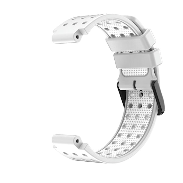 Rem for Garmin Approach S20 Monokrom klokke for Garmin Approach S20 Silikon erstatning mote håndledd for Garmin white