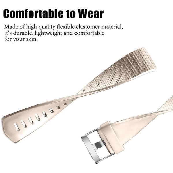 För Fitbit Charge 2-rutigt watch Champagne Gold