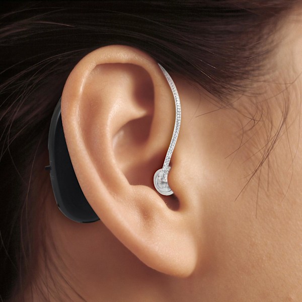 Høreapparat Audiphones Lydforstærker Høreapparat Genopladeligt Stealth Ge-t18 black