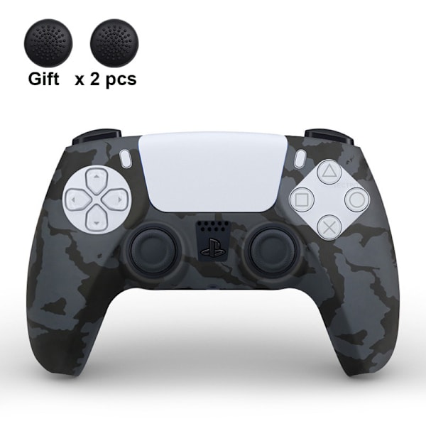 Silikone etui til PS5 controller M-PS5-024 Camouflage sort
