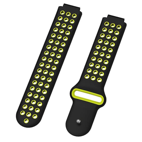 För Garmin Forerunner 220 / 230 / 235 / 630 / 620 / 735xt watch Black yellow