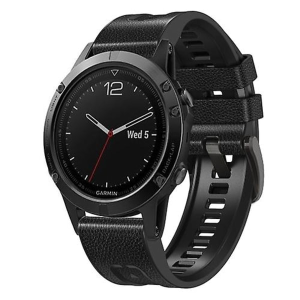 För Garmin Fenix ​​7 Quick Release Watch Black