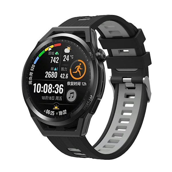 Silikonrem for Huawei Watch GT 3 42mm 1 Black Grey