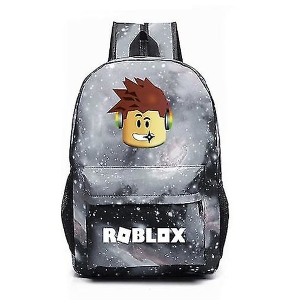 Roblox Ryggsekk Roblox Tilpasset Skoleveske Unisex Starry Sky Black