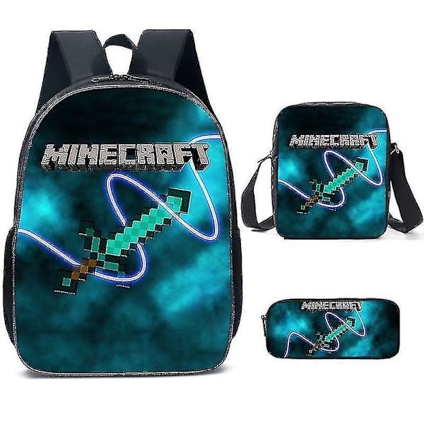 Minecraft Primary og Secondary School Tasker Minecraft Game Perifer rygsæk 2