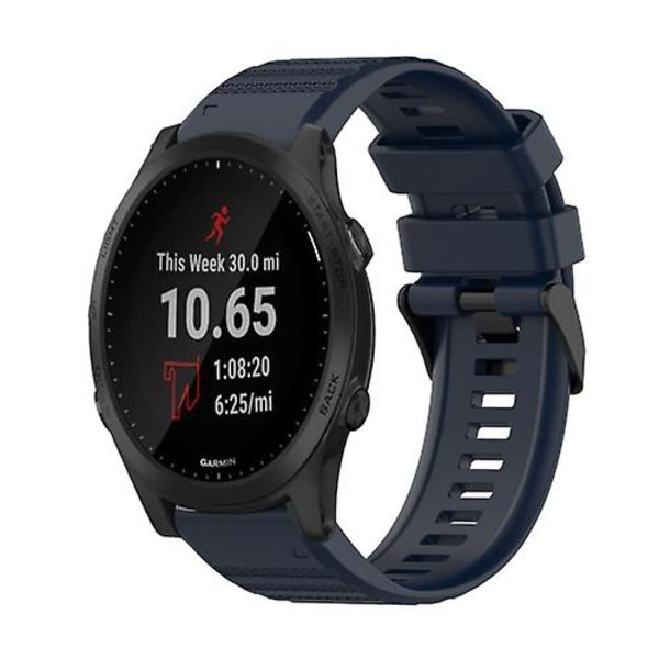 Garmin Forerunner 945 22 mm vaakasuora pintakuvioinen watch irrotustyökalulla Navy Blue
